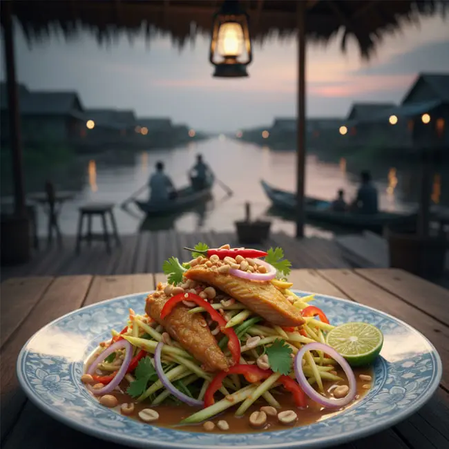 Nhoam Svay Trei – Classic salad recipe from Cambodia