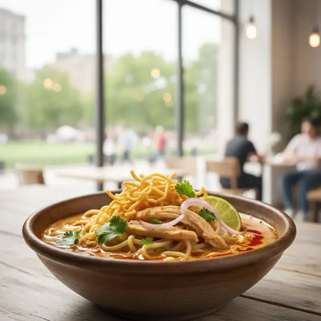 Ohn No Khao Swe – Authentic soup recipe from Myanmar