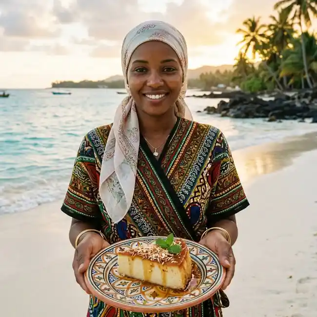 One-Pan Comorian Coconut Flan – One-Pot dessert recipe from Comoros
