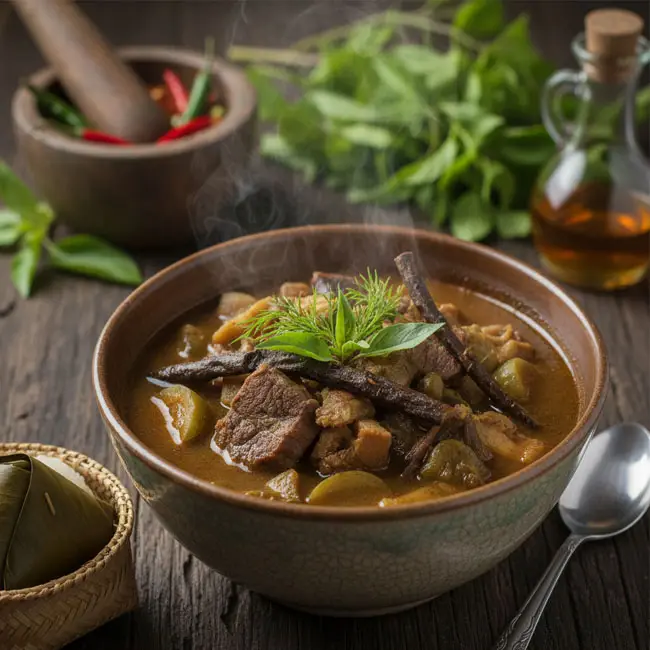 Or Lam – Classic soup recipe from Laos