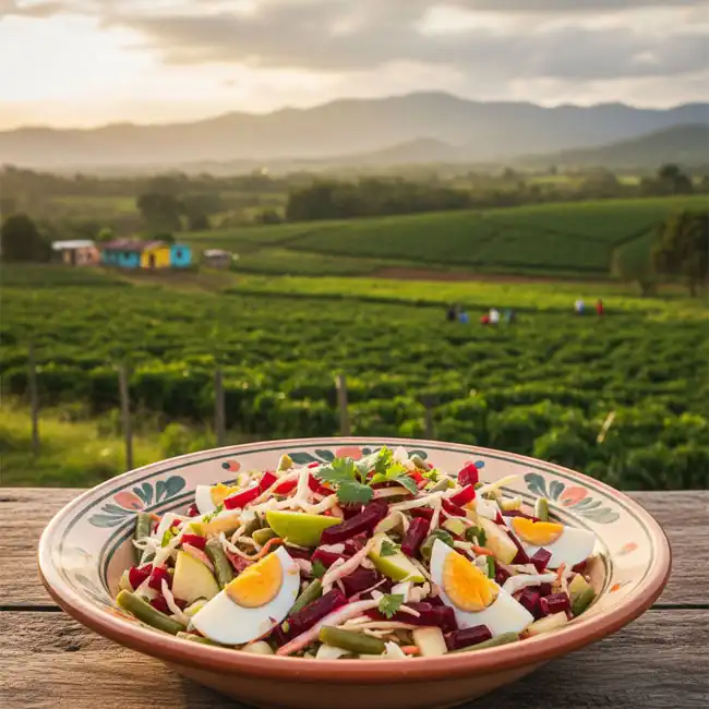 Classic Ensalada de Feria – Everyday salad recipe from Panama