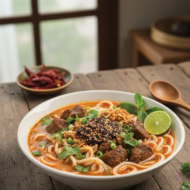 Panthay Khauk Swe – Authentic snack recipe from Myanmar