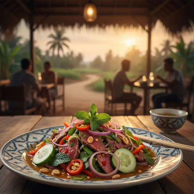 Plea Sach Ko – Authentic salad recipe from Cambodia