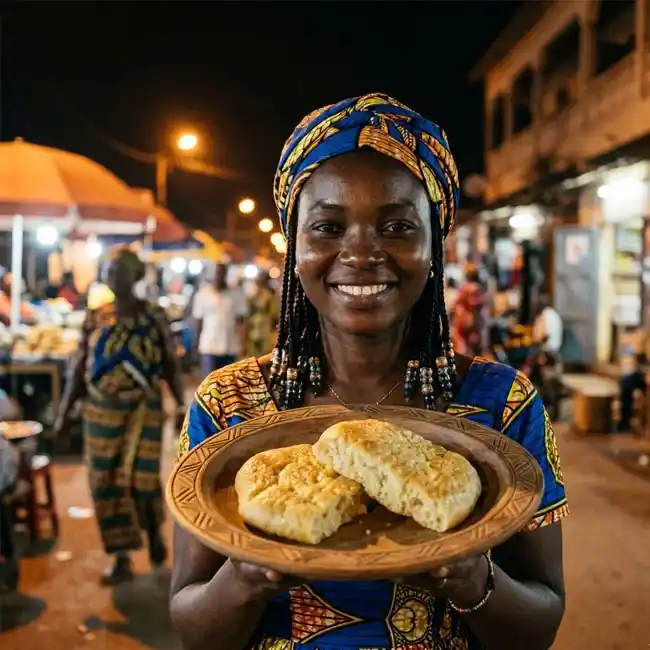 Quick Guinean Coco Bread – 30-Minute bread recipe from Guinea