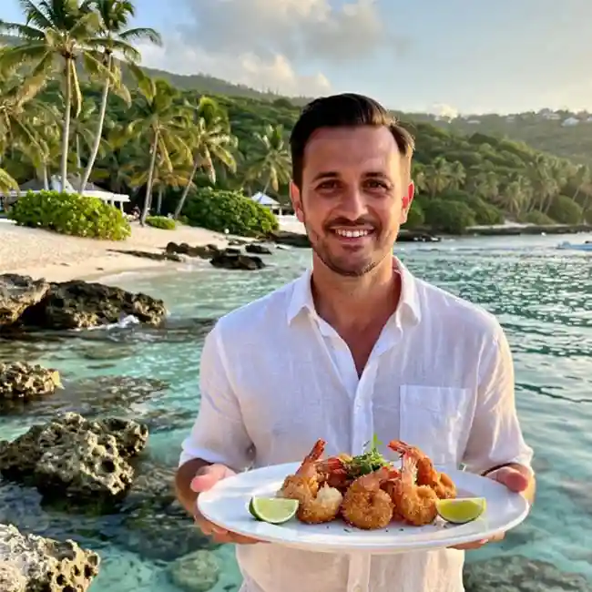 Caribbean Coconut Shrimp Crisps – Sugar-Free snack recipe from Saint Kitts and Nevis