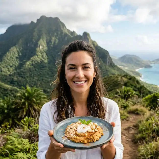 Keto Coconut Sweet Potato Pudding – Keto dessert recipe from Saint Kitts and Nevis