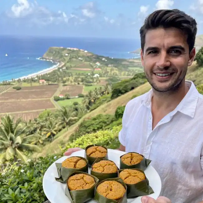 Sugar-Free Pumpkin Conkies – Sugar-Free main dish recipe from Saint Kitts and Nevis