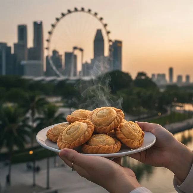 Golden Crispy Curry Puffs – Budget-friendly appetizer recipe from Singapore