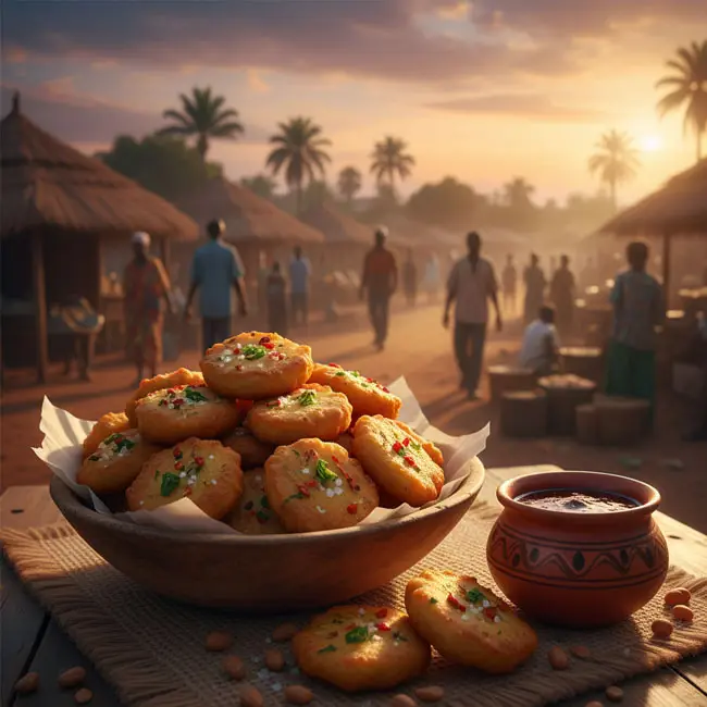 Spiced Cassava Fritters – Quick snack recipe from Congo