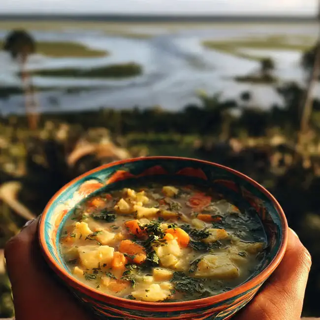 Hearty Cassava and Root Vegetable Soup – Celebration soup recipe from Suriname