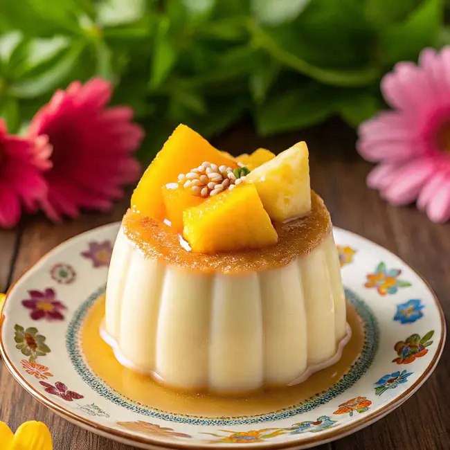 Thai Coconut Custard – Original dessert recipe from Thai