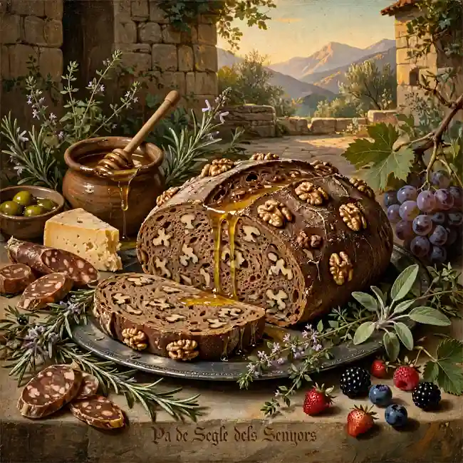 The Aristocratic Andorran Honey-Walnut Rye Loaf - Pa de Segle dels Senyors – artisan royal bread recipe from Andorra