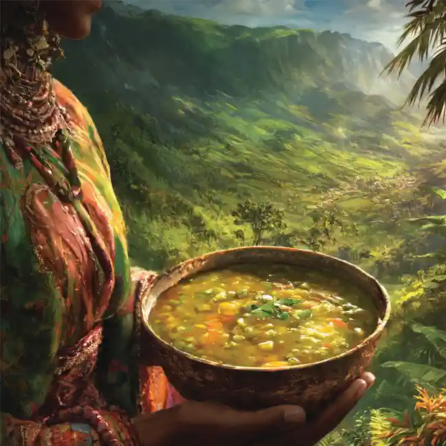 Traditional Trinidad Split Pea Soup – Under $5 soup recipe from Trinidad and Tobago
