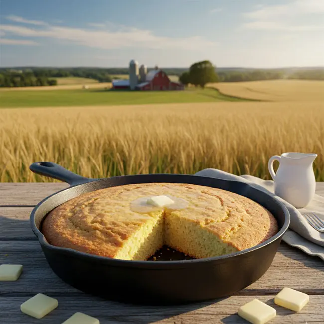 Southern Buttermilk Cornbread – Everyday bread recipe from USA