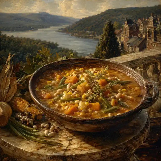 The Ancestral Three Sisters Hearth Stew – imperial main dish recipe from USA