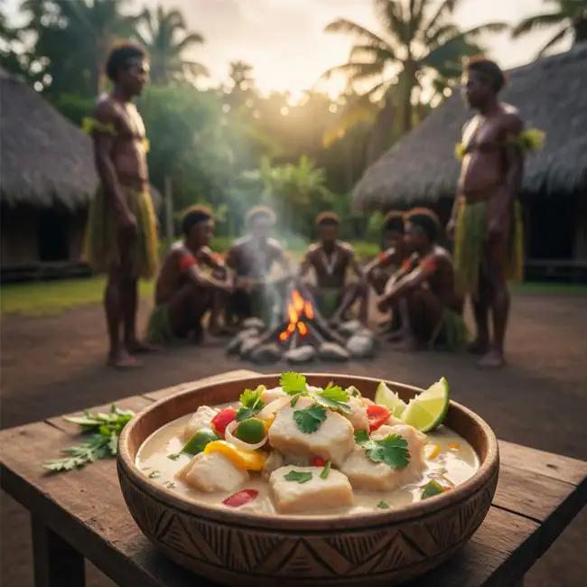 Island Coconut Fish – Tasty main dish recipe from Vanuatu
