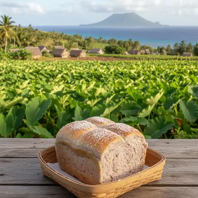 Mild Sweet Taro Bread – Tasty bread recipe from Vanuatu