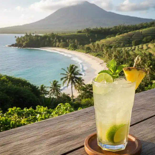 Pineapple Lime Island Ice Drink – Tasty drink recipe from Vanuatu